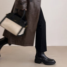 Load image into Gallery viewer, British Style Chunky Heel Ankle Boots
