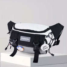 Load image into Gallery viewer, Men's Cartoon Medal Crossbody Bag - Streetwear Oxford Cloth Messenger Bag with Adjustable Strap