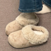 Load image into Gallery viewer, Retro Thick-Soled Fleece-Lined Slippers