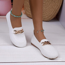 Load image into Gallery viewer, Women's Breathable Metal Chain Loafers - Soft Sole Slip-On Flats