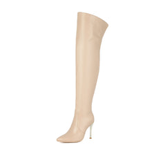 Load image into Gallery viewer, Women's Pointed-Toe Stiletto Over-the-Knee Boots - High Heel Fashion Boots