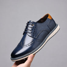 Load image into Gallery viewer, Premium Men's Business Casual Leather Shoes - Classic Lace-Up Oxford Dress Shoes