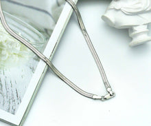 Load image into Gallery viewer, Herringbone chain necklace, M383N