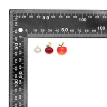 Load image into Gallery viewer, White Pearl Red Apple Charm Pendant,Sku#A489