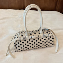 Load image into Gallery viewer, Women's Polka-Dot Tote Bag – PU Leather Pillow Bag with Multiple Compartments