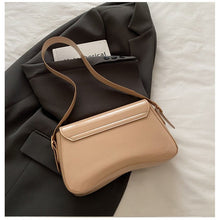 Load image into Gallery viewer, Small Square PU Leather Shoulder Bag | Work &amp; Commute Underarm Bag