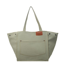 Load image into Gallery viewer, Women's High-Capacity Canvas Shoulder Bag - Stylish Bucket Tote with Multiple Pockets
