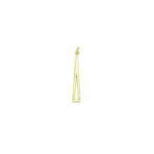 Load image into Gallery viewer, Gold Triangle Shape Charm Pendant, Sku#LK1045