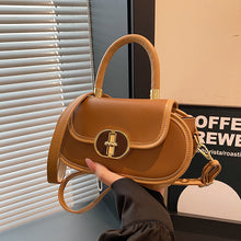 Load image into Gallery viewer, Premium Retro Matte Mini Round Crossbody Bag – PU Leather Oval Shoulder Bag