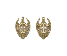 Load image into Gallery viewer, Gold Egyptian Mask Charm, Sku#LX94