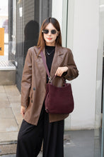 Load image into Gallery viewer, Genuine Leather Crossbody Bag Women - Urban Minimalist Shoulder Bag