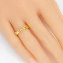 Load image into Gallery viewer, Twisted Knot Gold Silver Adjustable Ring, Sku#A315