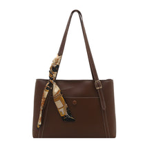 Load image into Gallery viewer, Women's High-Capacity PU Leather Shoulder Bag - Casual Streetwear Handbag with Multiple Pockets