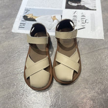 Load image into Gallery viewer, Women's Breathable Roman Sandals – Closed Heel, Velcro Strap, Round Toe