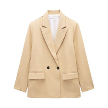 Load image into Gallery viewer, Summer Casual Relaxed-fit Double-breasted Blazer