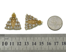 Load image into Gallery viewer, Baguette CZ Triangle Charm, Sku#L686