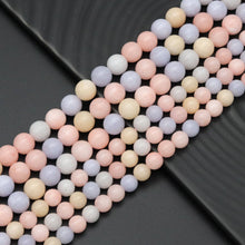 Load image into Gallery viewer, Morganite Jade Round Smooth Beads, Sku#U1820