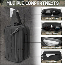 Load image into Gallery viewer, Men's Tactical Toiletry Organizer Bag - Outdoor Travel Makeup Pouch with Multiple Compartments
