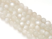 Load image into Gallery viewer, Genuine Top Quality White Moonstone Round Smooth Beads, Sku#U1373
