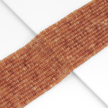 Load image into Gallery viewer, 2x4mm Rondelle Smooth Garnet Beads, Sku#U1954