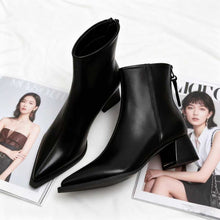 Load image into Gallery viewer, Chanel-Inspired Pointed-Toe Boots