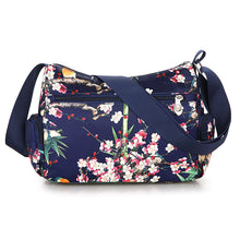 Load image into Gallery viewer, Women's Printed Canvas Shoulder Bag – Floral &amp; Landscape Pattern Crossbody Handbag