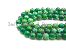 Load image into Gallery viewer, Natural Green Fire Agate Beads, 6mm/8mm/10mm Round smooth