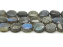 Load image into Gallery viewer, Natural Quality Faceted Coin Labradorite Beads, Sku#HY7