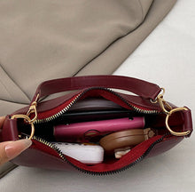 Load image into Gallery viewer, Women's Minimalist Dumpling Underarm Bag – PU Leather Crossbody Shoulder Bag