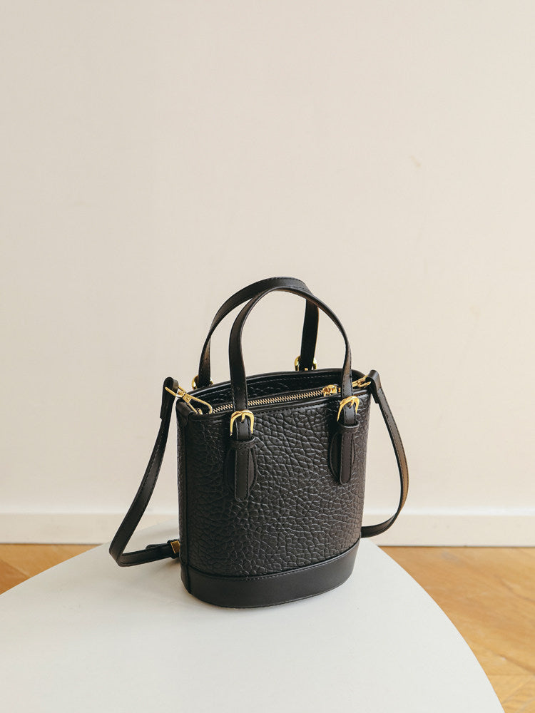Women's PU Leather Crossbody Bag – Waterproof Color-Block Shoulder Bag for Fall & Winter
