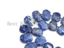 Load image into Gallery viewer, High Quality Natural Sodalite Rectangle Faceted Beads, Natur