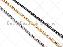 Load image into Gallery viewer, 3x5mm Paperclip Rectangle Cable Chains By Yard, SKU#M357