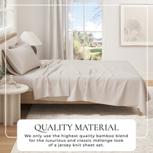 Load image into Gallery viewer, Viscose from Bamboo &amp; Cotton Blend Jersey Knit Sheets