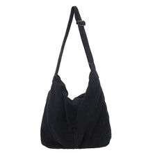 Load image into Gallery viewer, Corduroy Crossbody Bag – Spacious Retro Shoulder Bag for Women | Casual Minimalist Style