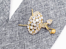 Load image into Gallery viewer, CZ Micro Pave Ballerina Dancer Brooch/ Pin/Penant, Sku#P42