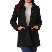 Load image into Gallery viewer, Double-breasted Long-sleeve Lapel Wool-lined Casual Coat