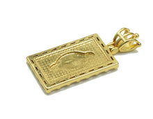 Load image into Gallery viewer, CZ Enamel Virgin Mary Pendant, Sku#JL77
