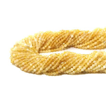 Load image into Gallery viewer, Genuine Yellow Opal Round Faceted Beads, 3mm, Sku#U1504
