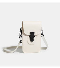 Load image into Gallery viewer, Minimalist Lock-Clasp Crossbody Mini Bag – PU Leather Unisex Shoulder Bag