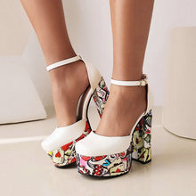 Load image into Gallery viewer, Women's Waterproof Platform Sandals - Chunky Heel Super High Heels - Sarah Express