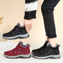 Load image into Gallery viewer, Women's Cotton Snow Boots With Velcro Closure | Winter Boots for Snowy Terrain