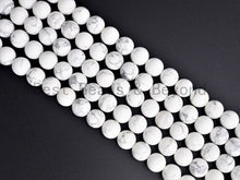 Load image into Gallery viewer, Natural Matt Round Howlite beads, sku#U398