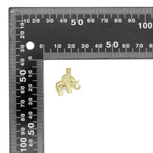 Load image into Gallery viewer, 3D Gold Elephant Charm, Sku#LK909