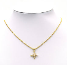 Load image into Gallery viewer, CZ Pearl North Star Charm, Sku#LD283c