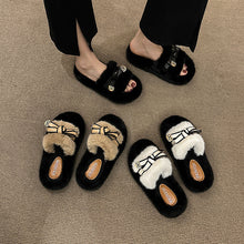 Load image into Gallery viewer, Furry Cotton Slippers
