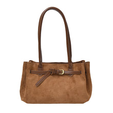 Load image into Gallery viewer, Women's Vintage Bucket Bag | PU Leather Shoulder Bag with Zipper Pocket