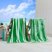 Load image into Gallery viewer, Cotton Velour Beach Towel - Maui Collection