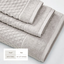 Load image into Gallery viewer, Cotton Diamond Waffle Weave Bath Towel Set - Grayson Collection