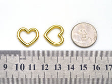 Load image into Gallery viewer, Gold Frame Heart Shape Charm, Sku#B228