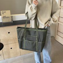 Load image into Gallery viewer, Mesh Beach Bag Large-capacity Beach Tote For Women